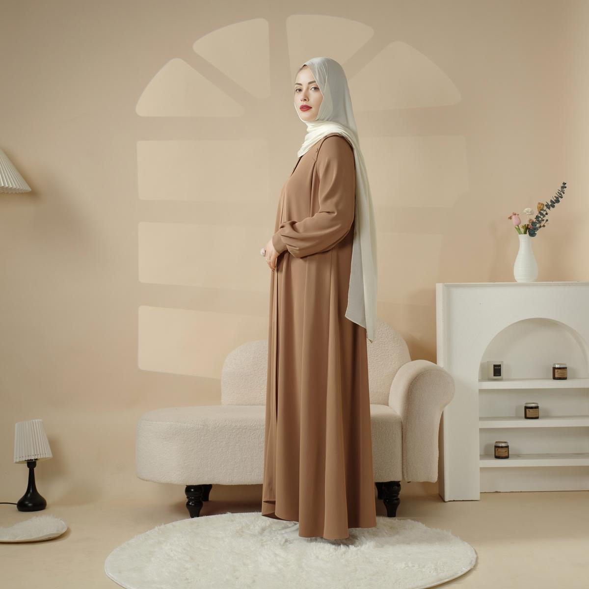 Macaron Color Shoulder Button Pullover Abaya ,black abaya,elegance,soft,daily abaya,abaya style,muslimfashion,abayafashion,jilbab,MA083 - Modest Women's Abaya Style with Elegant Design Versatile Classic Macaron Color Shoulder Button Pullover Abaya ,black abaya,elegance,soft,daily abaya,abaya style,muslimfashion,abayafashion,jilbab,MA083 - Modest Women's Abaya Style with Elegant Design Versatile Classic