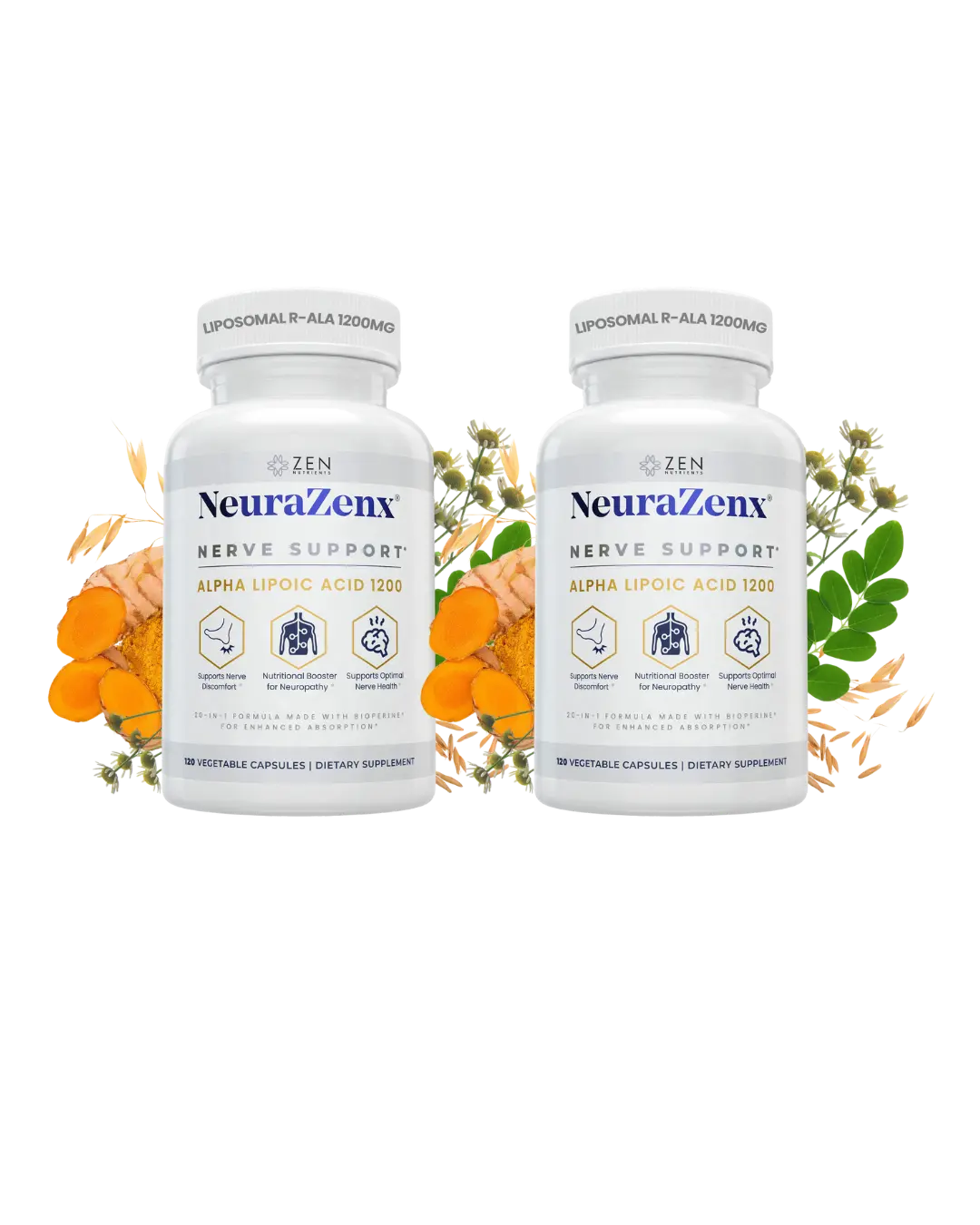 Neurazenx Nerve Support & Peripheral Neuropathy Support Supplement (2-Pack)