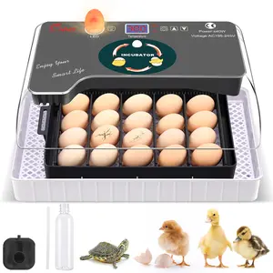 Egg Incubator for Hatching Chicks, Automatic Egg Turner Holds 12 Eggs
