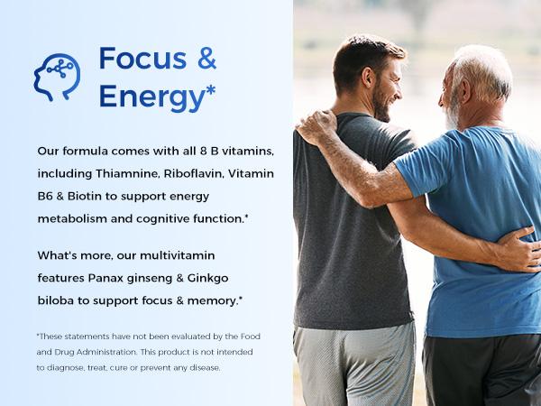 Vitamin World Ultra 360 Multivitamin for Men 50 Plus, Men's 50+ Multivitamin with Minerals & Herbs for Prostate Function, Supplement with Vitamin A, C, D, E & Zinc for Healthy Aging, Perfect Gift for Father,180 Caplets