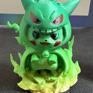 PIKACHU GENGAR REMIX 3-D ART PRINT