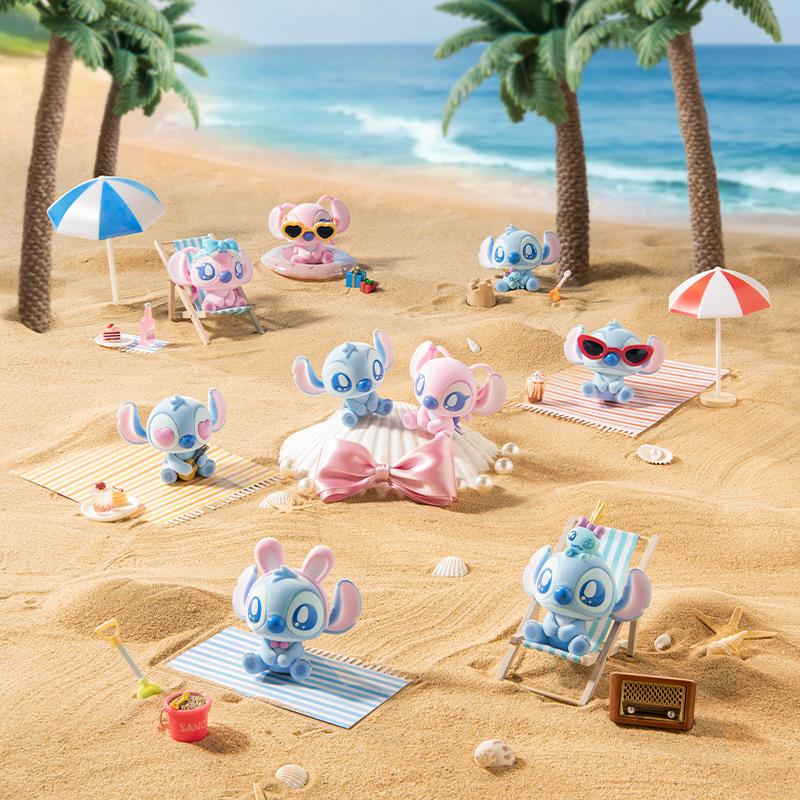 【New Year's gift】Disney Stitch Confession Flocked Surprise Box Pendant Mystery Blind Box Gift Cute Collectible Necklace Charm for Fans and Kids Limited Edition