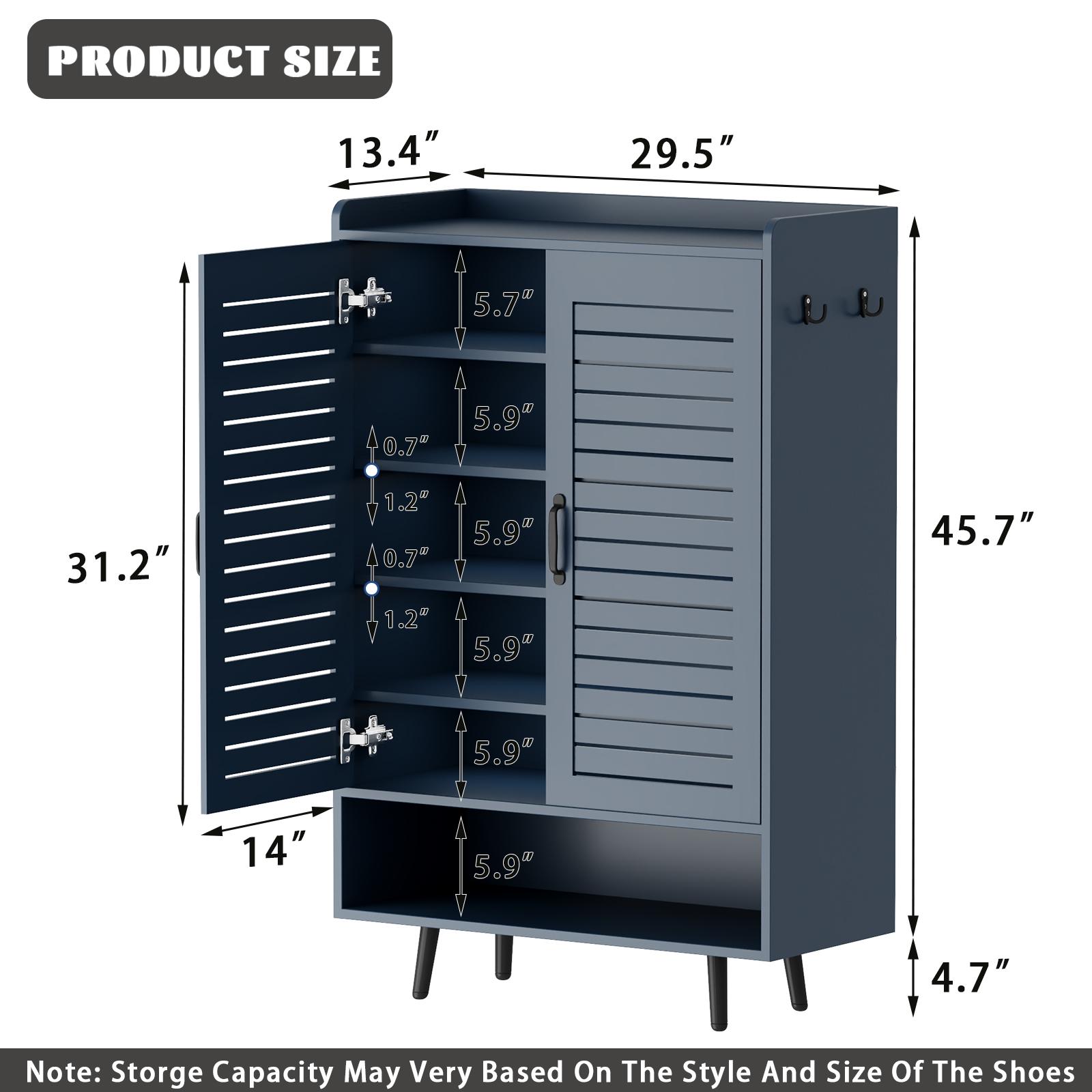 COZPAW Rattan Shoe Cabinet with 2 Flip Drawers, Shoe Storage Cabinet for Entryway, Narrow Shoe Rack Cabinet, Freestanding Hidden Shoe Organizer for Hallway, Living Room COZPAW Rattan Shoe Cabinet with 2 Flip Drawers, Shoe Storage Cabinet for Entryway, Narrow Shoe Rack Cabinet, Freestanding Hidden Shoe Organizer for Hallway, Living Room