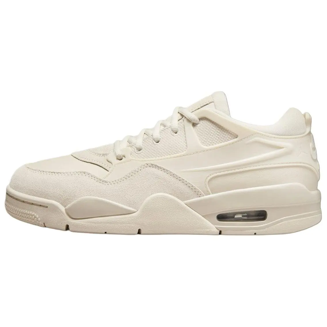 Women's Air Jordan 4 RM 'Legend Light Brown' Leather Sneakers - Cushioned Sole, Retro Look, True Size, Lightweight, Snug Fit, Casual Wear Sports Footwear for Sneaker Collectors