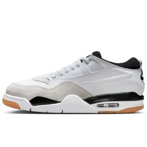 Men's Jordan 4 RM White/Black-Neutral Grey (FQ7939 110)