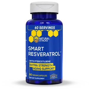 Smart Resveratrol - Powerful antioxidant supplement to support healthy aging.* - Aging Supplement* - Trans-Resveratrol, Red Wine Extract, and More