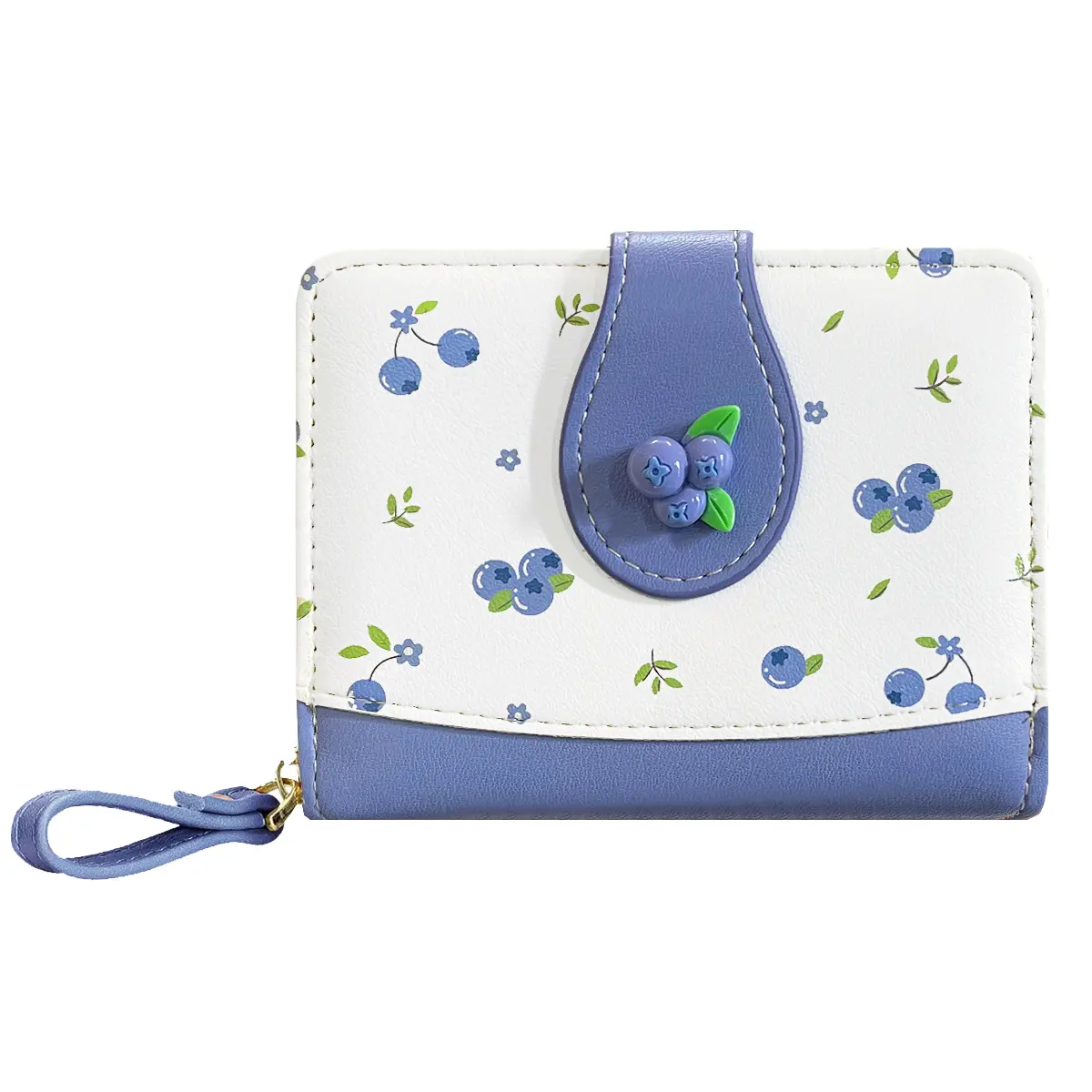 Women's Cute Fruit Print Mini zipper Wallet
