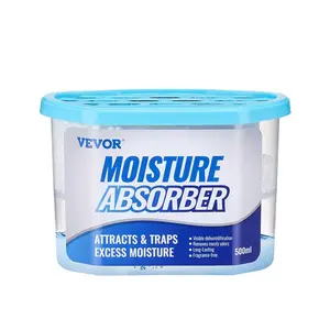 Vevor Moisture Absorbers 6 Pack,  , 10.8 Oz Portable Humidity Absorber Boxes for Your Bathroom, Closet & Car, Dehumidifier with Fragrance Free, Navy Blue
