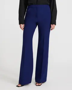 Express Editor Studio Stretch Twill High Waisted Flare Trouser