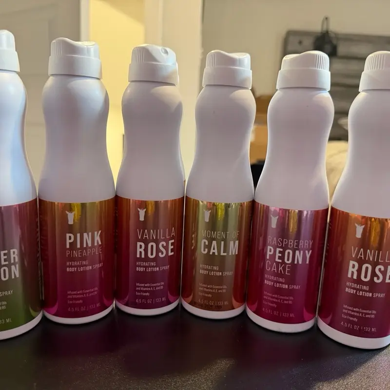 Pink Zebra Hydrating Body Lotion Spray - Moisturizing Formula for Smooth & Soft Skin