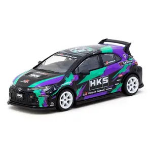 Tarmac Works HKS Toyota GR Corolla 1:64 Scale Diecast Model Car #T64G-066-HKS-2G