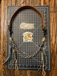 Hybrid Leather x Half Round Lanyard - Saint