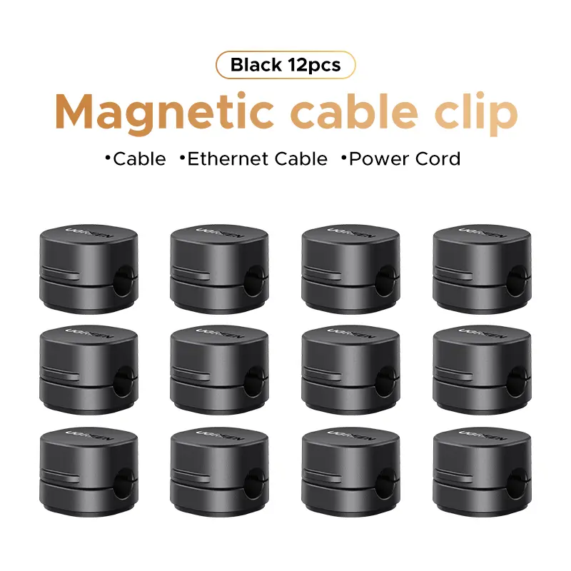 12 Pack Magnetic Cable Clips