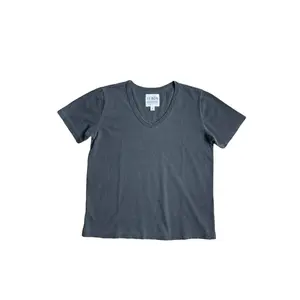 La Vie Organic Cotton Tee Charcoal