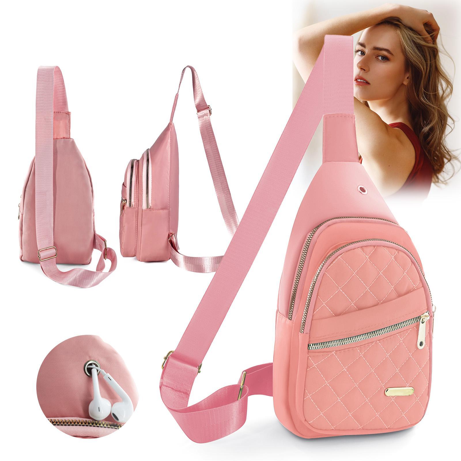 2026 Solid Color Quilted Fanny Pack - Casual Zipper Chest Belt Bum Bag, Adjustable Sling Bag for Daily Use, Lightweight & Waterproof 2026 Solid Color Quilted Fanny Pack - Casual Zipper Chest Belt Bum Bag, Adjustable Sling Bag for Daily Use, Lightweight & Waterproof