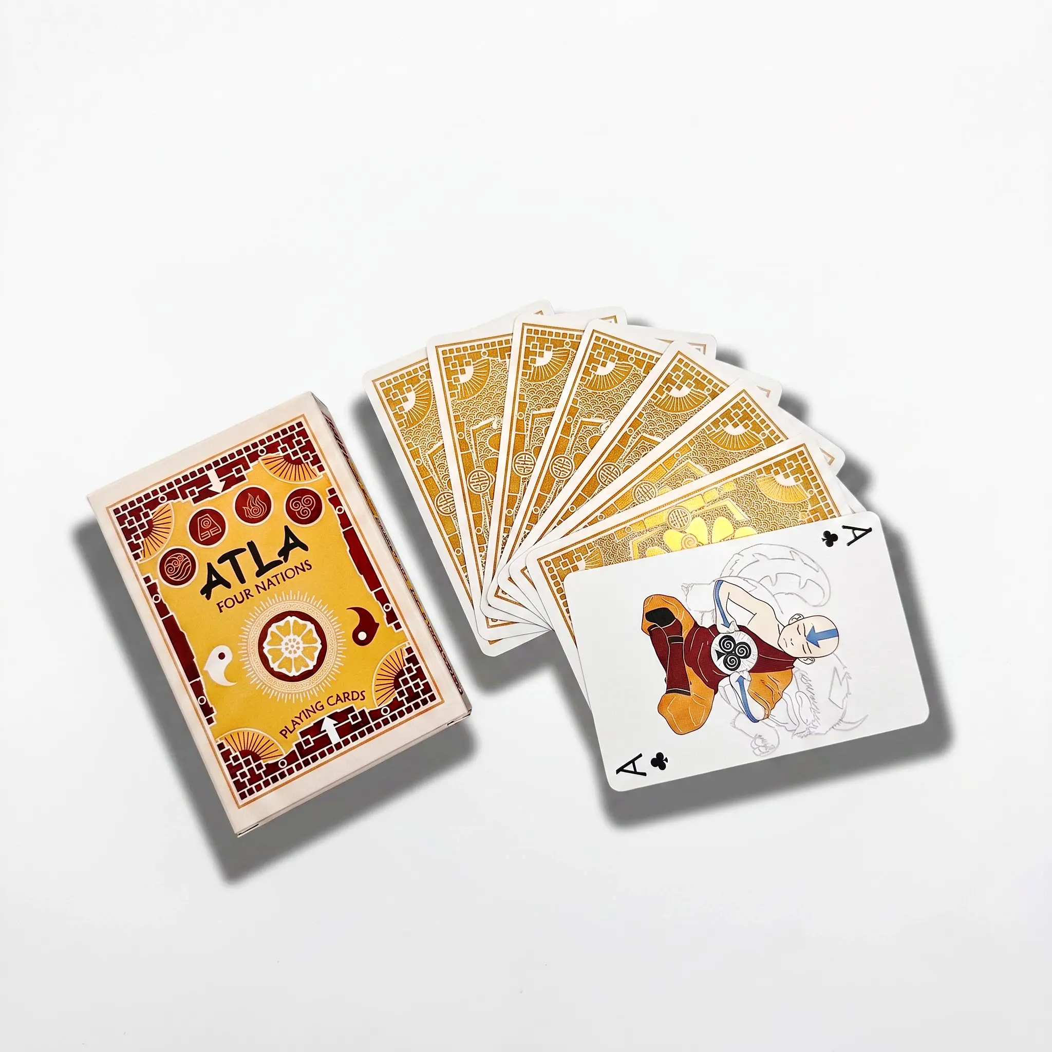 Avatar The Last Airbender Playing Cards, Four Nation Inspired Poker Card Decks, Fantasy Collectible Gift For ALTA Fans