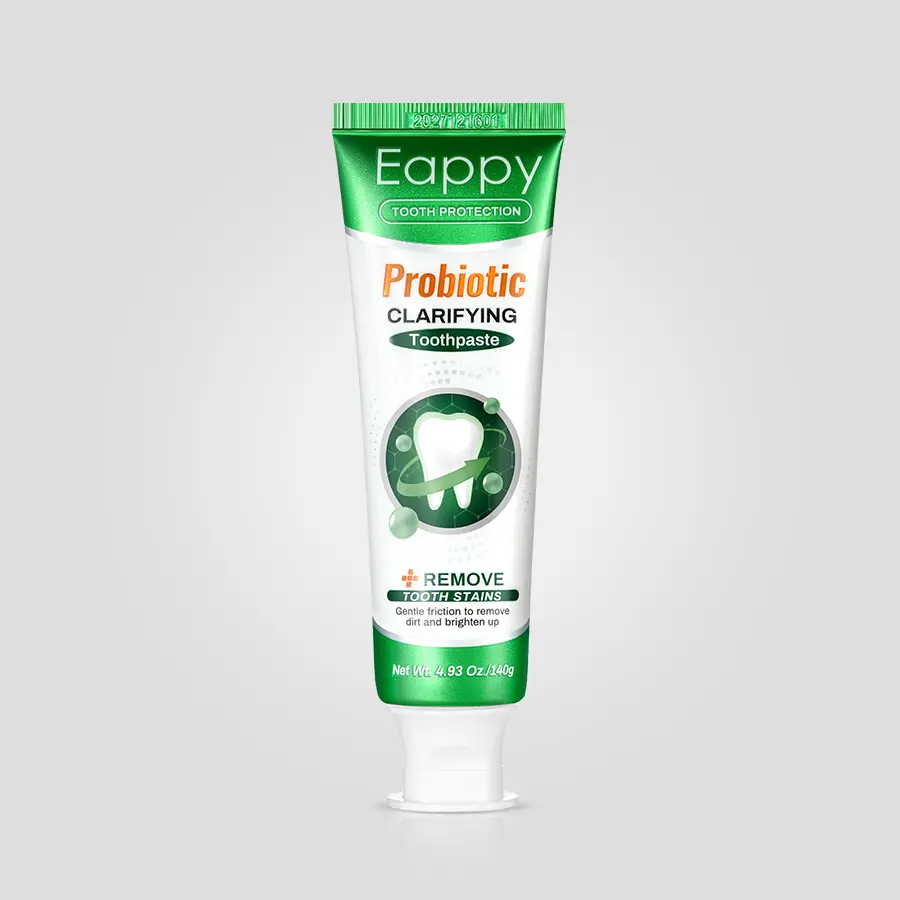 Eappy Probiotic Teeth Brightening Toothpaste - Gentle Effective Formula, Natural Alternative, Tooth Stain Remover, Balances Oral Microflora, Enhances Luster, 12-Hour Fresh Breath for Daily Family Oral Care, Gentle Effective Toothpaste, Natural Toothpaste