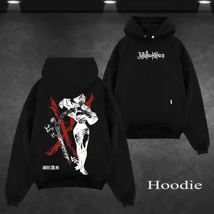 Maki Zenin Tee Washed – Jujutsu Kaisen Execution Culling Game Arc Vintage Oversized Heavy Cotton Double Printed Anime Manga T-Shirt, Retro Unisex Streetwear Graphic Top, The Demon of Zenin Clan Edition