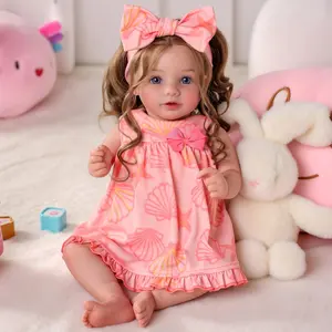 #Summervibes#DealsForYouDays BABESIDE Lifelike Reborn Baby Dolls 20Inch Fabric body+vinyl limbs Real Life Baby Dolls with Toy Accessories For kids Age 3+ Suitable gifts for Mother's Day Valentine'sDay Children's Day & Christmas