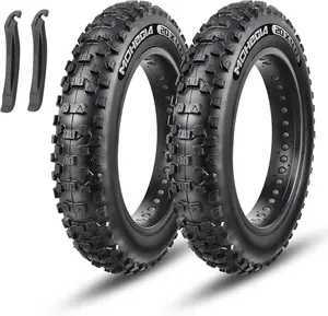 Ebike Fat Tire: 20/26 x 4.0 Inch E-Bike Mountain Bicycle Tire Replacement,High-Performance Puncture-Resistant and All-Terrain Folding Electric MTB Tire with Offroad or Trail Riding