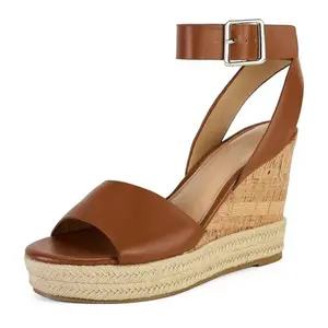 Women's Wedges Platform Sandals Summer Espadrille Shoes Ankle Strap&Open Toe