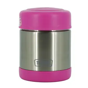 Thermos 10 oz. Vacuum Insulated Stainless Steel Food Jar - Pink/Stainless Steel