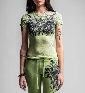 Affliction Women's T-shirt Decimation