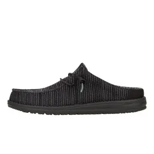 HEYDUDE Wally Slip Stretch Sox – Mens Comfortable Slip on Shoe Textured Design Platform Footwear