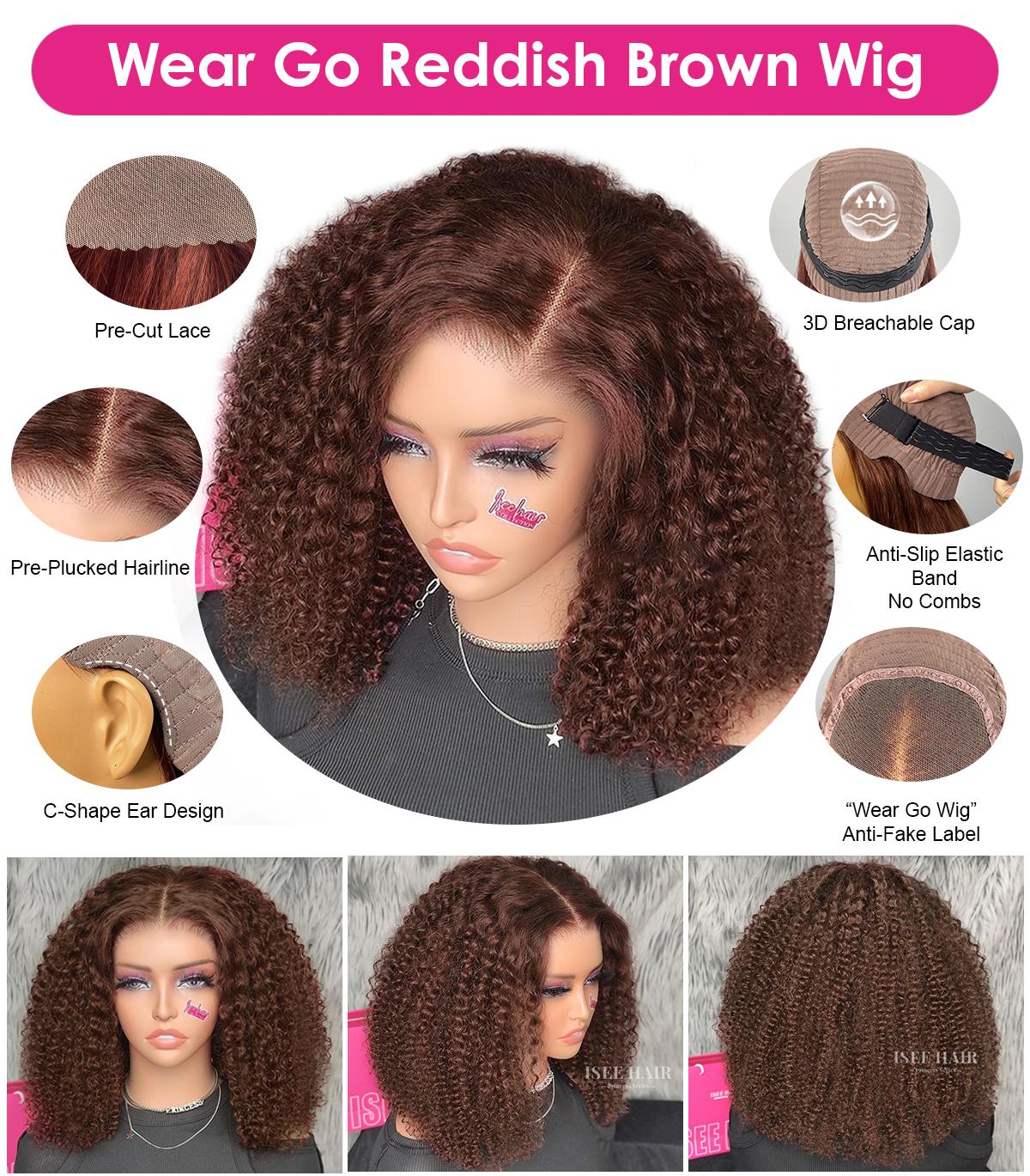 ISEE HAIR Wear Go Kinky Curly Glueless Wigs Human Hair 6*4 HD Lace Front Wigs Pre Plucked Tiny Knots Curly Glueless Human Wigs for Beginners #SoHoChic #TikTokShopBackToSchool ISEE HAIR Wear Go Kinky Curly Glueless Wigs Human Hair 6*4 HD Lace Front Wigs Pre Plucked Tiny Knots Curly Glueless Human Wigs for Beginners #SoHoChic #TikTokShopBackToSchool