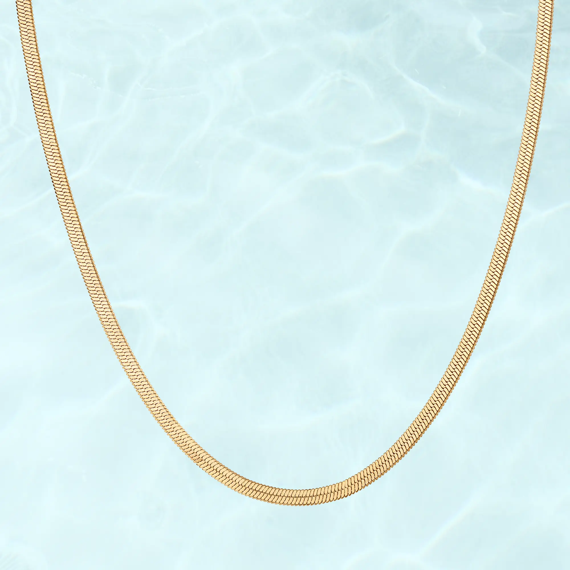 PAVOI Waterproof Chain Necklaces for Women - 14K Gold Plated Flat Curb, Herringbone, Snake, Rope, Chunky Paperclip, CZ Cuban Link & Figaro Layering Chains Necklaces - Stainless Steel Jewelry