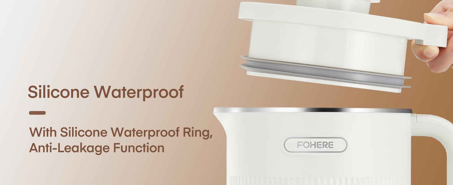 FOHERE 8 in 1 Nut Milk Maker Machine, 35oz Soy Milk Maker with 8 Upgraded Blades for Homemade Almond, Oat, Soy, Juice, Plant Milk, Delay Start/Self Cleaning/Keep Warm/Boiling Water