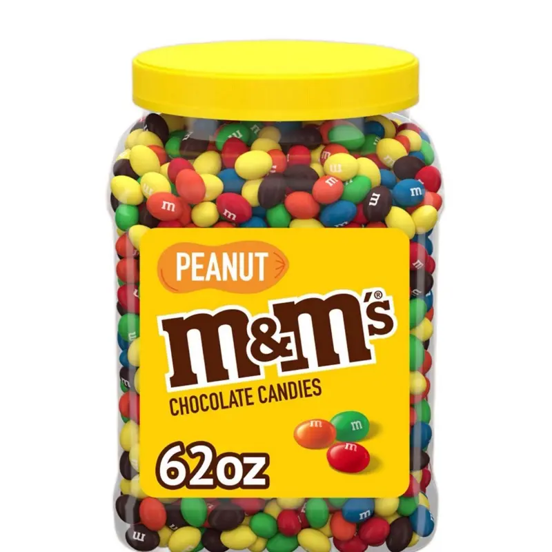 M&M’S Peanut Milk Chocolate Candy, 62 oz. Sweet