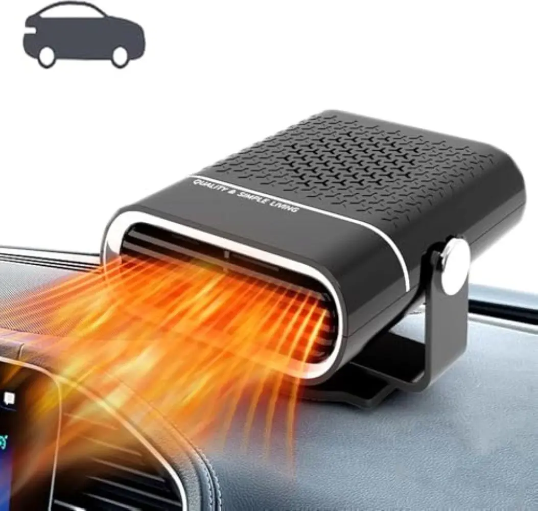 Portable Car Heater Auto Heater Fan for 12V 150W Heater Quickly Defrost Defogger USA campingessentials