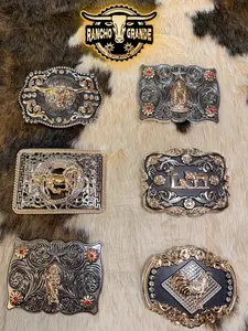 Western Cowboy Belt Buckle / Hebilla Vaqueras