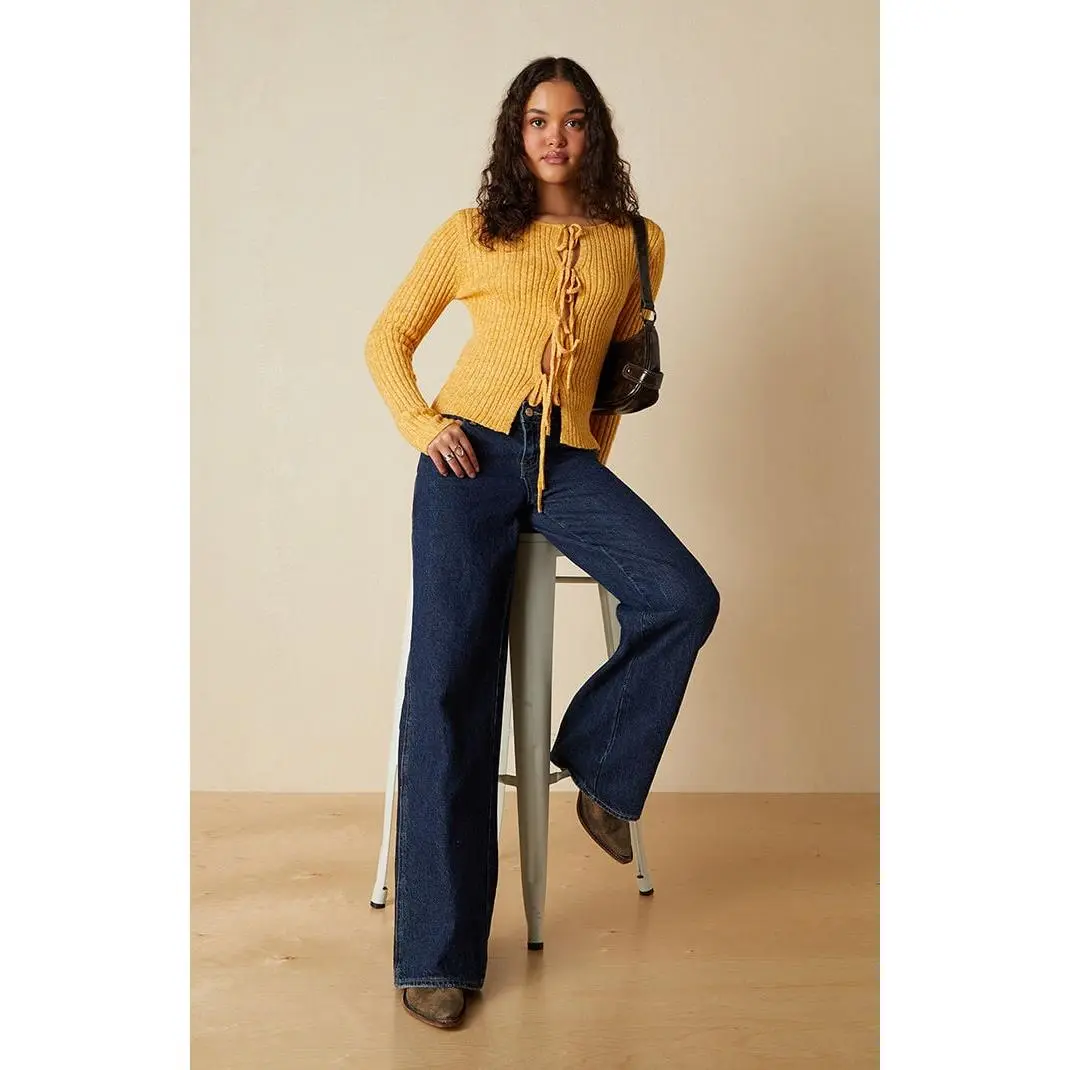 Your Favorite Women's Margot Tie Front Sweater