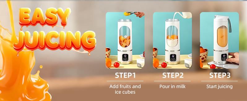 Ultimate Portable Blender! USB Rechargeable & Compact for Smoothies On-The-Go - Perfect Travel, Back To School & Gym! Leak Proof Design, Makes Shakes & Baby Food in Seconds cup juicer rechargeable mini blender vegetable Ultimate Portable Blender! USB Rechargeable & Compact for Smoothies On-The-Go - Perfect Travel, Back To School & Gym! Leak Proof Design, Makes Shakes & Baby Food in Seconds cup juicer rechargeable mini blender vegetable