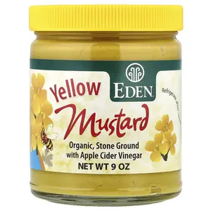 Eden Foods Organic Yellow Mustard, 9 oz