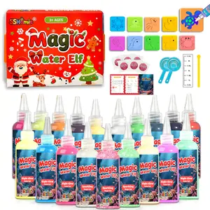 Magic Water Elf Toy Kit Squishies for Kids,sewing，Magic Gels and Molds Imaginative Play Birthday Gifts Party Favors Family Friendly DIY STEM Projects Create Your Own Magic Gel Water Pets Aqua Fairy