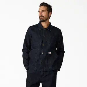 Selvedge Herringbone Barn Denim Jacket