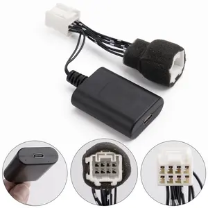 Dashcam Power Adapter 8-pin Compatible with Honda Civic 22-26, CR-V/Accord/HRV/Pilot 23-26, Dash Cam Power Adapter, Connects to Rearview Mirror, GPS Charger Built-in USB Power Port, Please Check Vehicle's Connector to Ensure it 100% Match the Picture