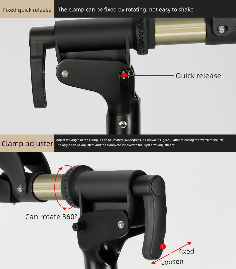 ROCKBROS Bike Repair Stand Max 65 lbs Home Bike Bicycle Stand for Mechanic Maintenance Rack Road Mountain Bikes Repair Stand