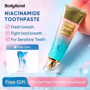 【BodyAccel】【Triple Whitening】Niacinamide Whitening Toothpaste Peach flavor-max TikTokShopBlackFriday