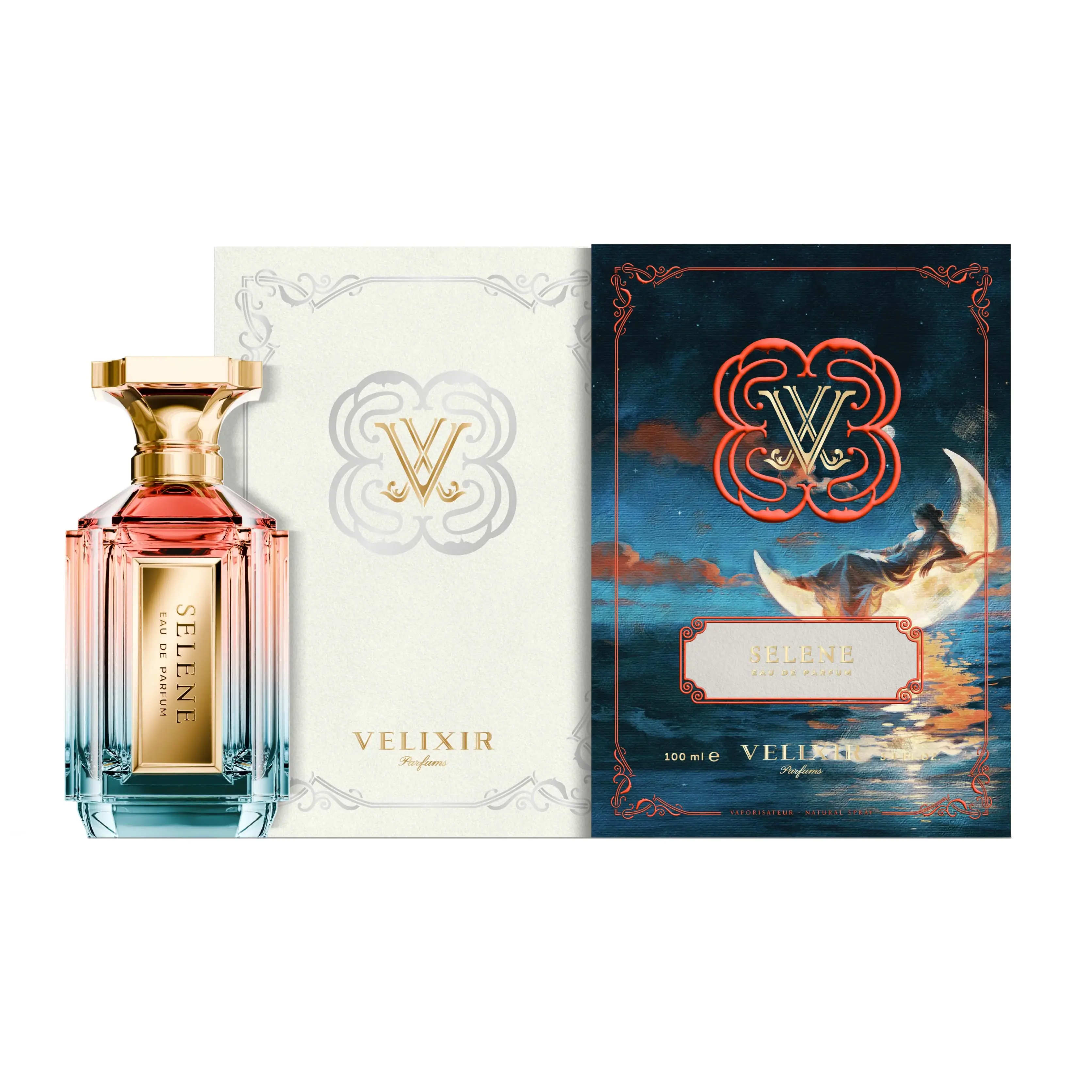 Velixir Selene for Unisex Eau de Parfum Spray, 3.4 Ounce