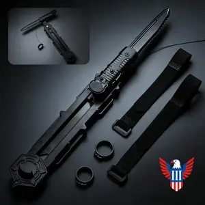 [New Upgrade] Hidden Weapons Cosplay Props 1:1 Rotatable Hidden Plastic Blade Retractable Dagger Pivot Blade Master Assassin Connor Kenway Gauntlet Toy Festival Gift Party Favor