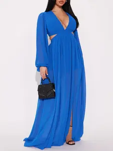 Natalia Maxi Dress - Blue