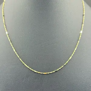 Gold 14k chain 16” for everyday wear jewelry for women