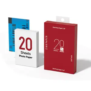 HPRT Photo Paper for Z2 / MT53 - instant Camera 2x3”Portable (20 Sheets/Pack), Self-Adhesive Backing