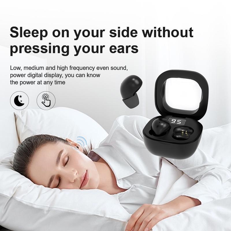 MSHUKCOE SK19 This year's new model - ultra-small invisible sleep earplugs | 0.08 ounces, suitable for side sleepers, with noise cancellation function - 25-hour battery life! Discreet Office Earbuds in-ear summerwins Gift Privacy Gift Silicone Lightweight MSHUKCOE SK19 This year's new model - ultra-small invisible sleep earplugs | 0.08 ounces, suitable for side sleepers, with noise cancellation function - 25-hour battery life! Discreet Office Earbuds in-ear summerwins Gift Privacy Gift Silicone Lightweight