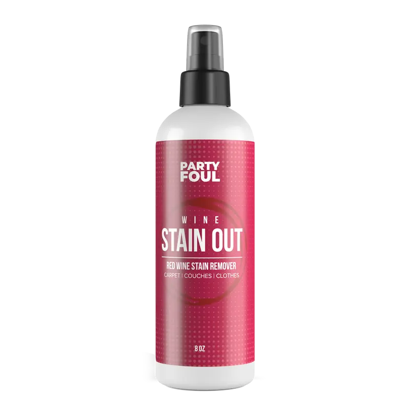 8oz Wine Stain Out Spray - Plant Based Red Wine Stain Remover for Clothes, Carpets, & Couches