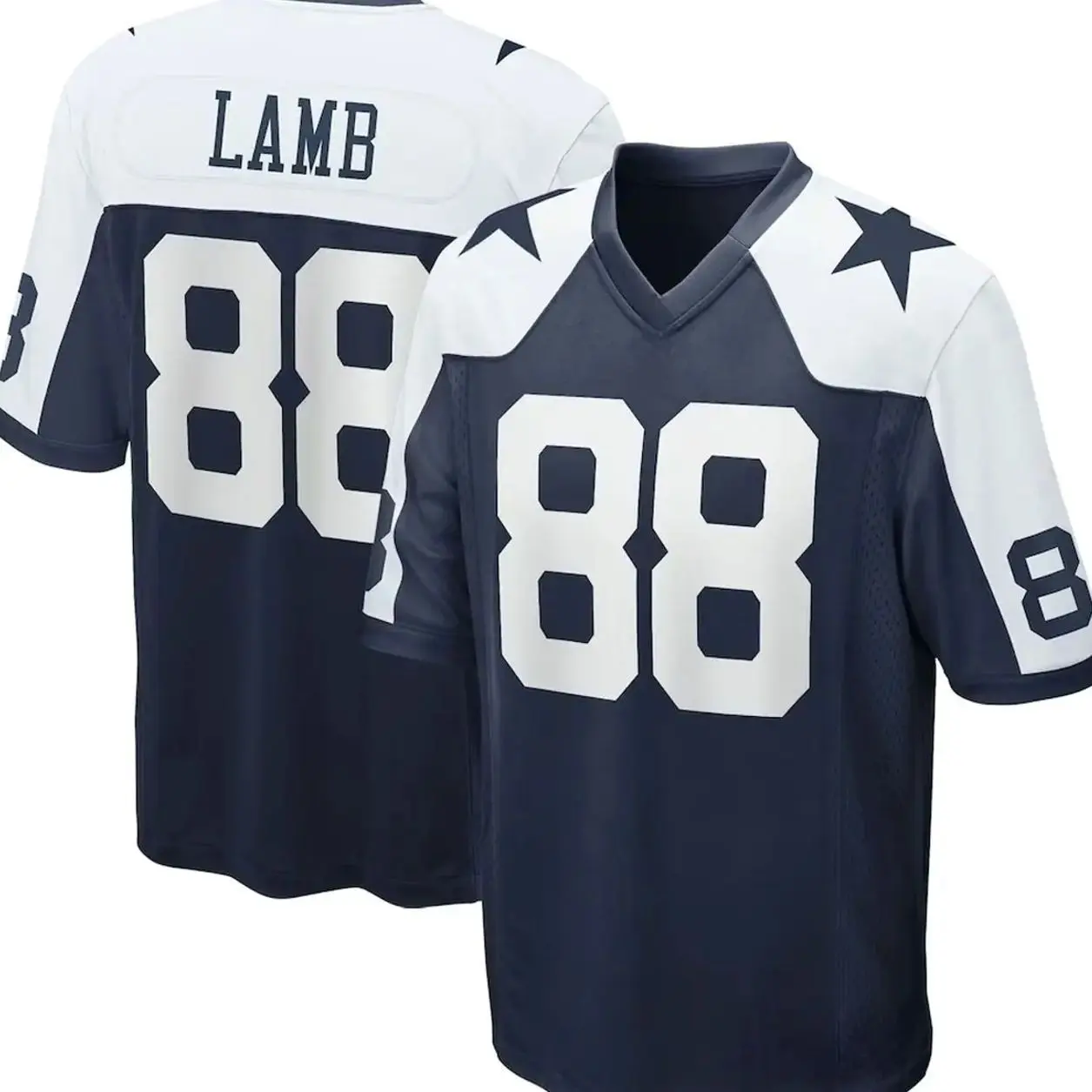 Unisex Football inspired by Dallas Lamb 88 Alternate Game Team Jersey - Navy
